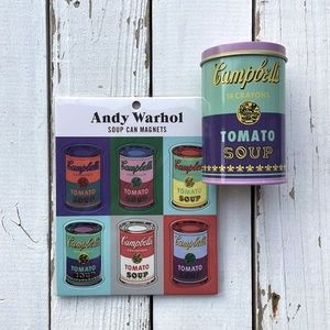 Andy Warhol Gift Set Magnet and Crayon Set NWT